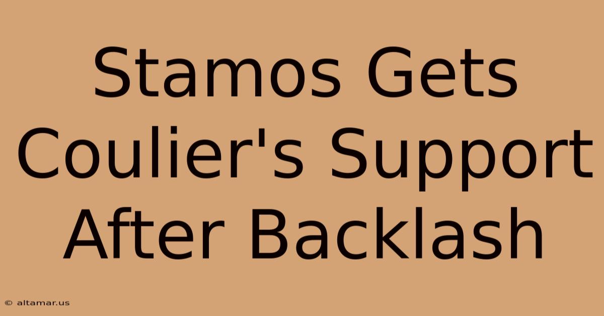 Stamos Gets Coulier's Support After Backlash