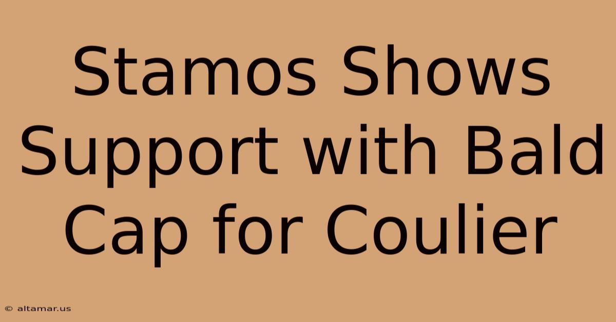 Stamos Shows Support With Bald Cap For Coulier